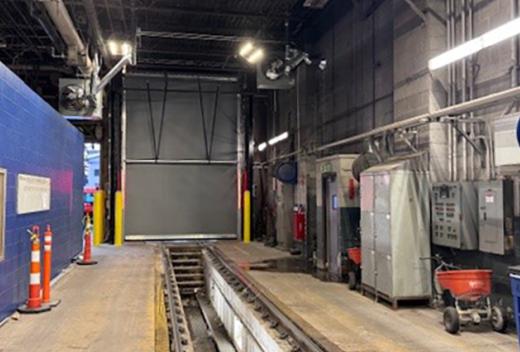 Maintenance building interior