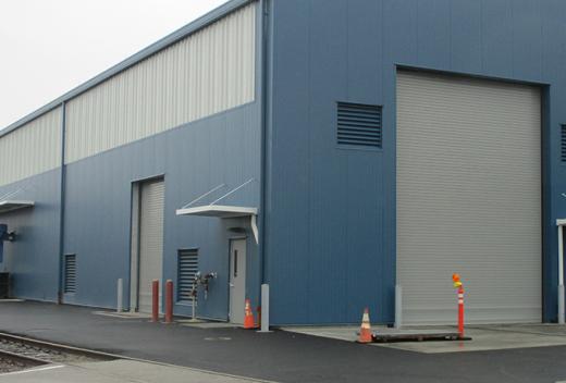 Exterior of wheel truing facility.