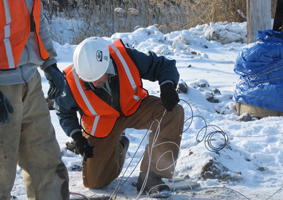 Amtrak ARRA Port Huron, MI - Electrical work.