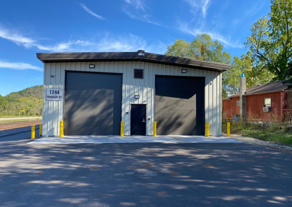 New maintenance building.
