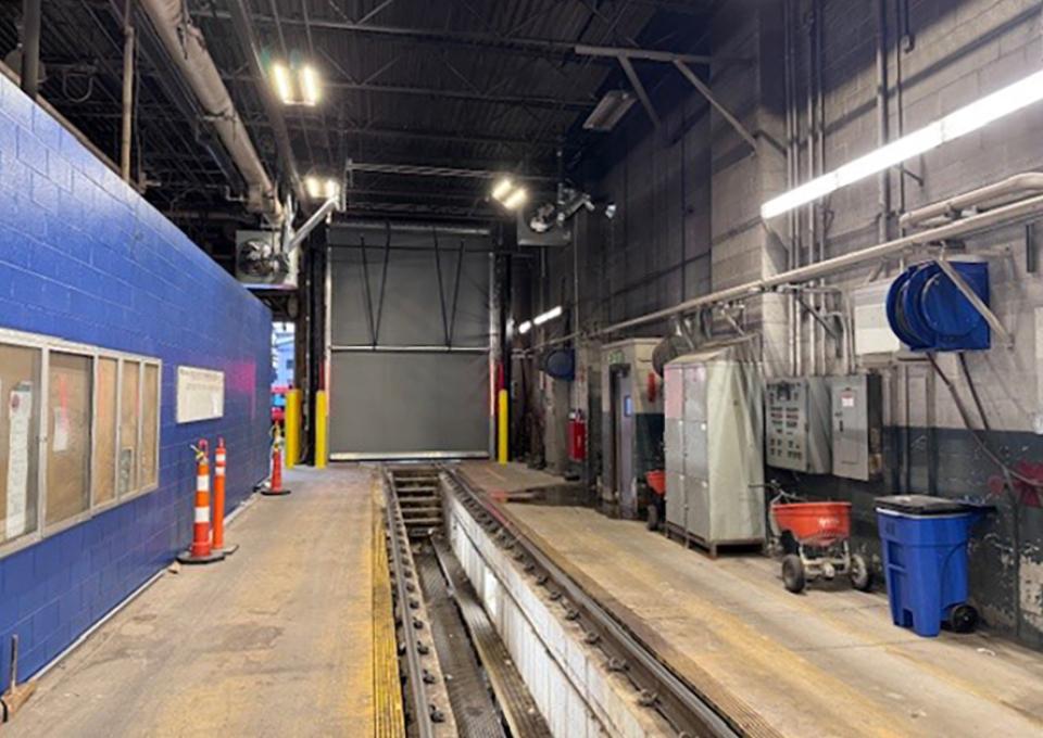 Maintenance building interior