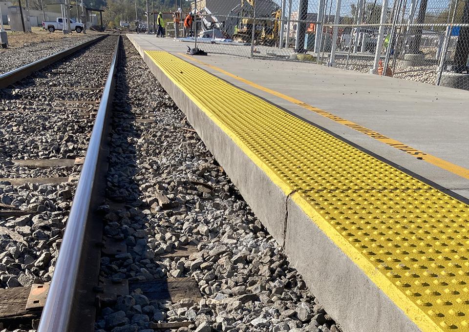 New passenger platform.